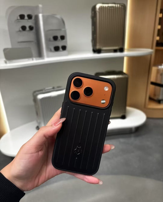 Black Rimowa iPhone 17 Pro Max Case – Luxury Travel Design